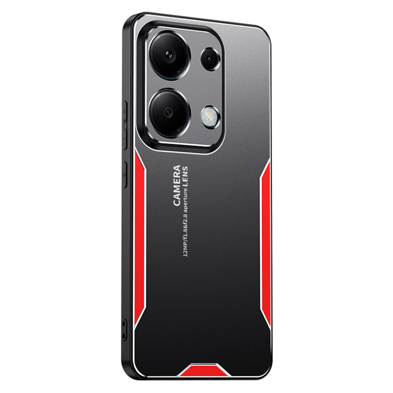 For Xiaomi Redmi Note 13 Pro 4G / Poco M6 Pro 4G Case Drop-Proof Aluminum Alloy+TPU+PC Phone Cover For Xiaomi Redmi Note 13 Pro 4G / Poco M6 Pro 4G Case Drop-Proof Aluminum Alloy+TPU+PC Phone Cover